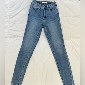 Pacsun light blue super high rise jeggings SIZE 22